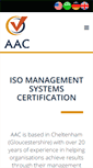 Mobile Screenshot of aacertification.com